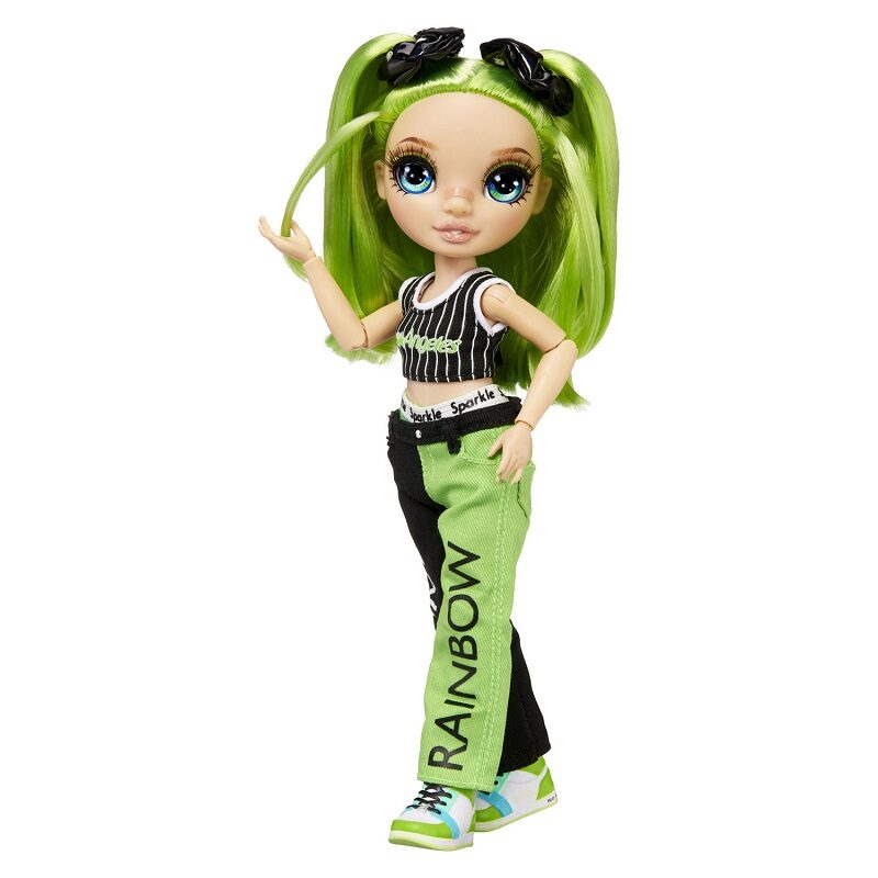 MGA 579991 - Rainbow High Junior High Jade Hunter – zaļa lelle ar aksesuāriem green
