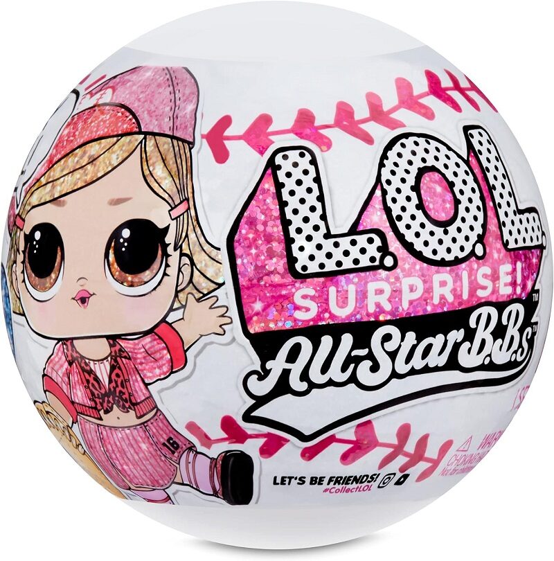 MGA - LOL Surprise All Star Sports Series Sparkly Baseball bumba