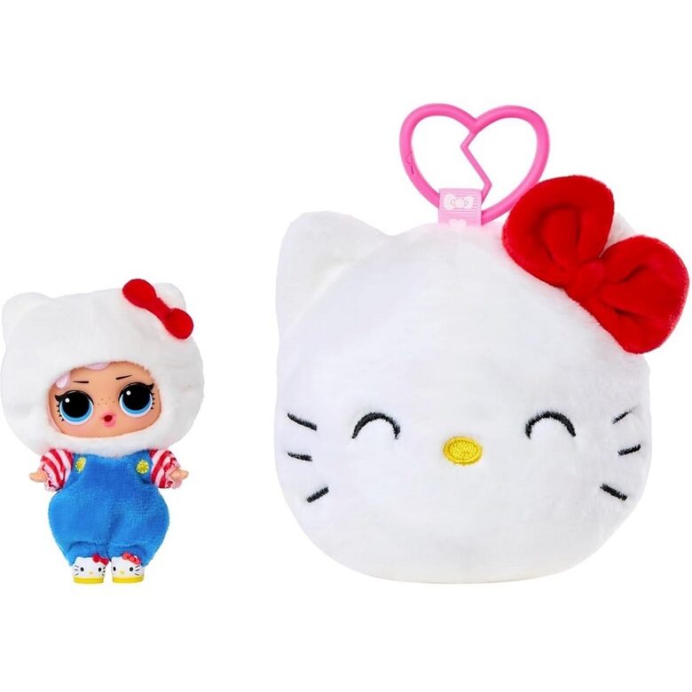 MGA 249962 - LOL Surprise! Loves Hello Kitty Reversible Plush Surprise Plush Figures by Sanrio