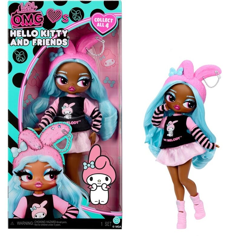 MGA 249887 - LOL Surprise! OMG Loves Hello Kitty and Friends My Melody lelle