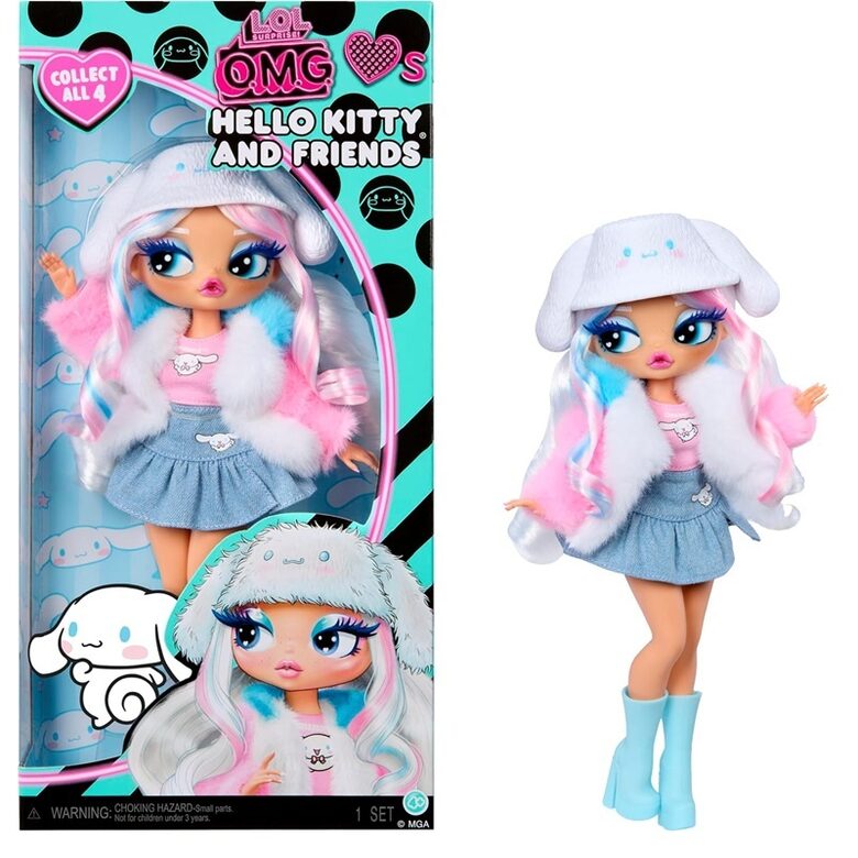 MGA 255291 - LOL Surprise! OMG Loves Hello Kitty and Friends Cinnamoroll lelle