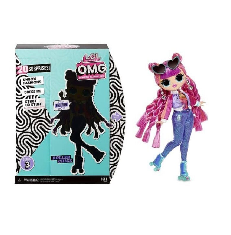 MGA 567196 - L.O.L. Surprise OMG Doll Series 3, Roller Chick , lol roller chik lelle