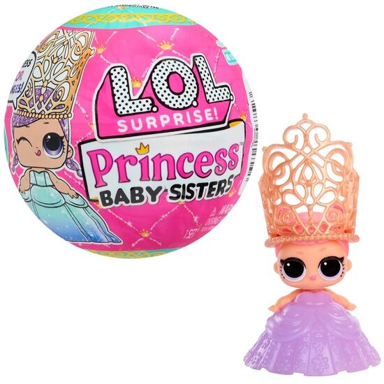 MGA 567523 - LOL Surprise! Princess Baby Sisters lelle mazā māsa