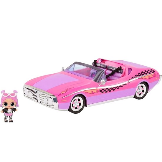 MGA 591771 - LOL Surprise! City Cruiser - Pink and Purple Sports Car ar lelli BEEPS