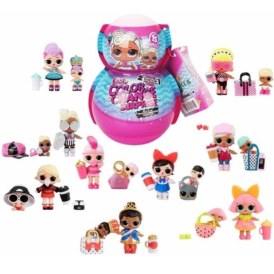 LOL Surprise! Me & My Lil Sis Colour Changing Dolls divas lelles