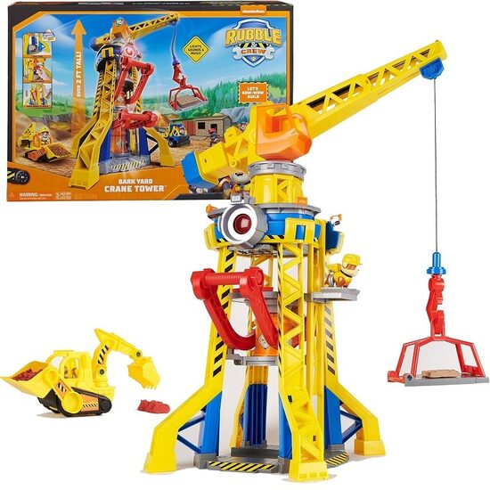 Rubble & Crew - Crane Playset Building Paws Yard ķepu patruļa krāns