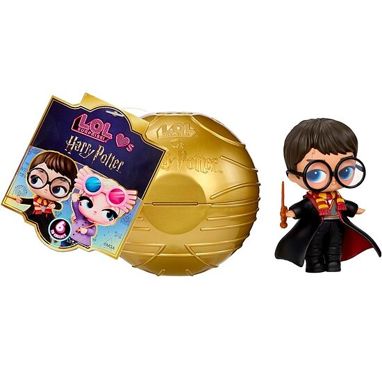 MGA 249764 - LOL Surprise! Loves Harry Potter Gold Snitch Ball zelta bumba