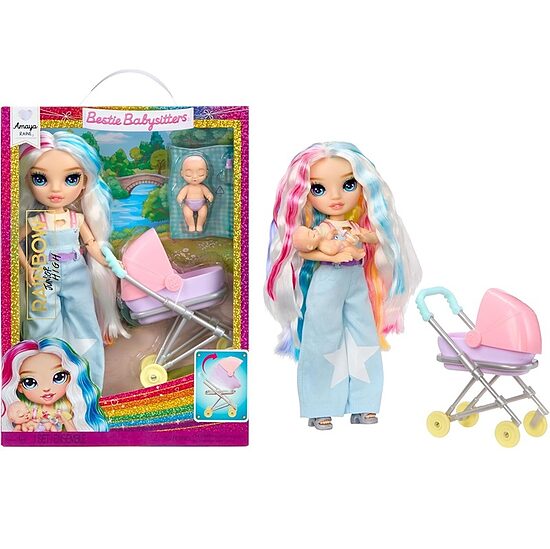 MGA 248477 - Rainbow High Junior High Bestie Babysitters Amaya Raine lelle