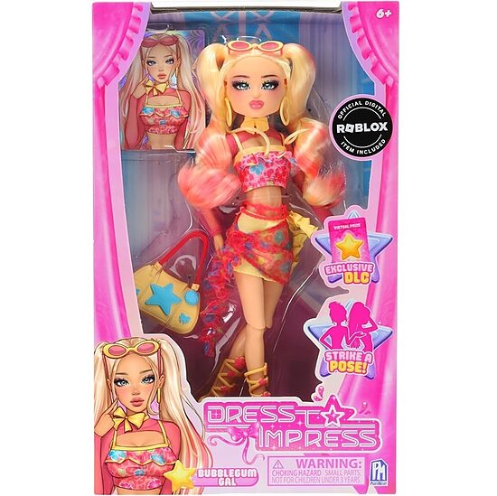 Dress to Impress Bubblegum Gal Fashion Doll modes lelle S1W1