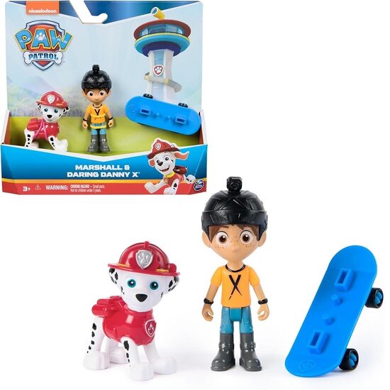 Paw Patrol Hero Pups Marshall & Daring Danny X figūras