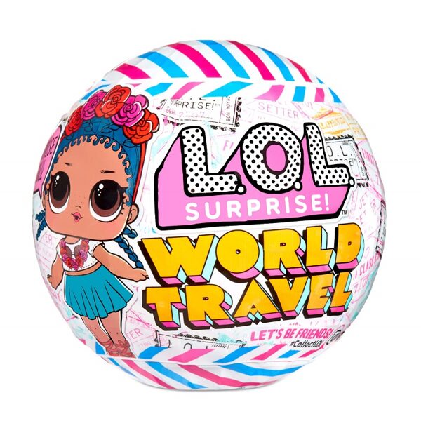 MGA 576006 - LOL Surprise World Travel Dolls lol ar 8 pārsteigumiem