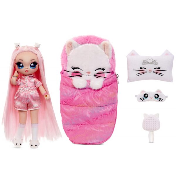 MGA 577423 - Na Na Na Surprise Teens Slumber Party Fashion Doll – Mila Rose mīksta lelle