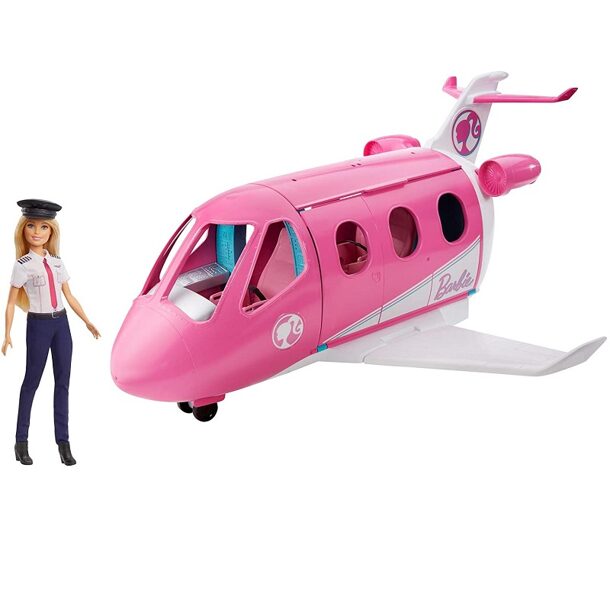 Mattel GJB33 - Barbie Airplane + doll,  barbie plane lidmašīna ar lelli