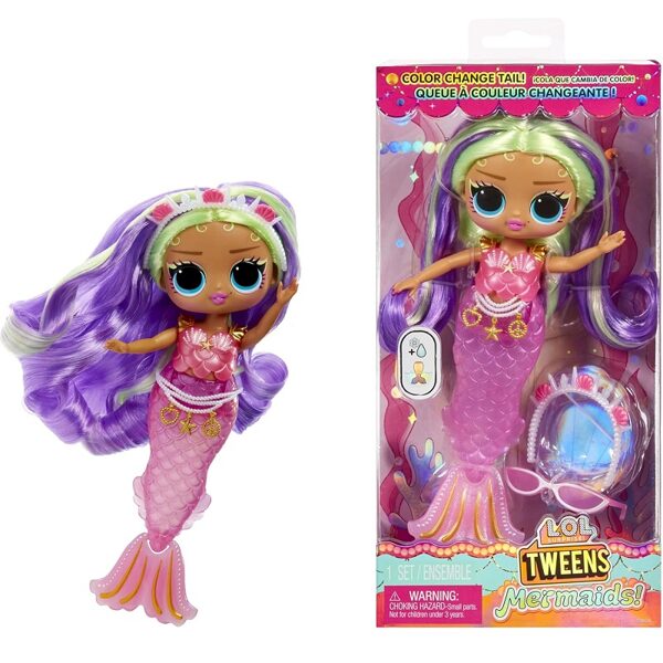 MGA 510437 - LOL Surprise! Tweens Mermaid Cleo Cove nāriņa modes lelle