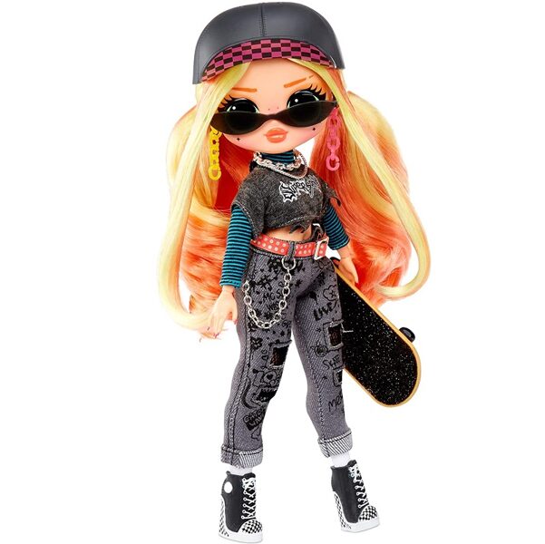 MGA 580423 - LOL Surprise OMG Skatepark Q.T. Fashion Doll lelle ar 20 pārsteigumiem