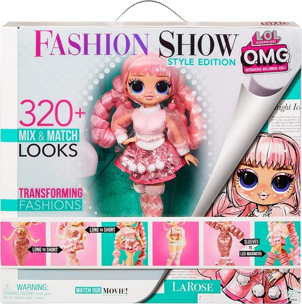 MGA 584322 - LOL Surprise OMG Fashion Show Style Edition LaRose Fashion Doll with 320+ Fashion Looks lol lelle