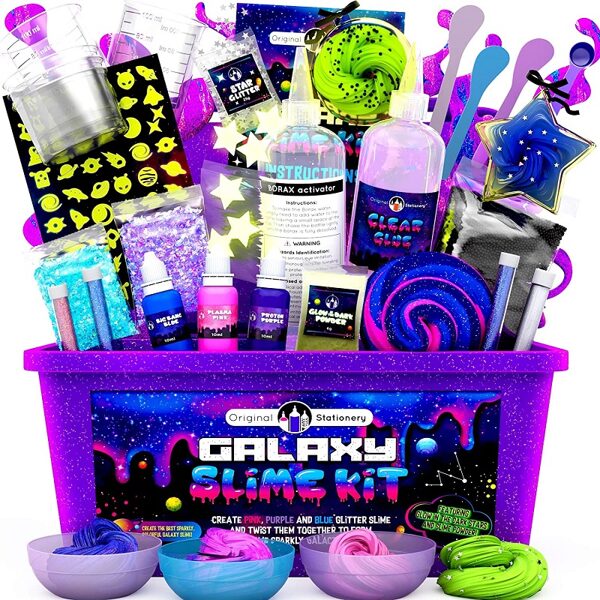 Galaxy DIY Slime Set for Girls and Boys - Uztaisi Pats Galaktikas slime Meitenēm un Puišiem