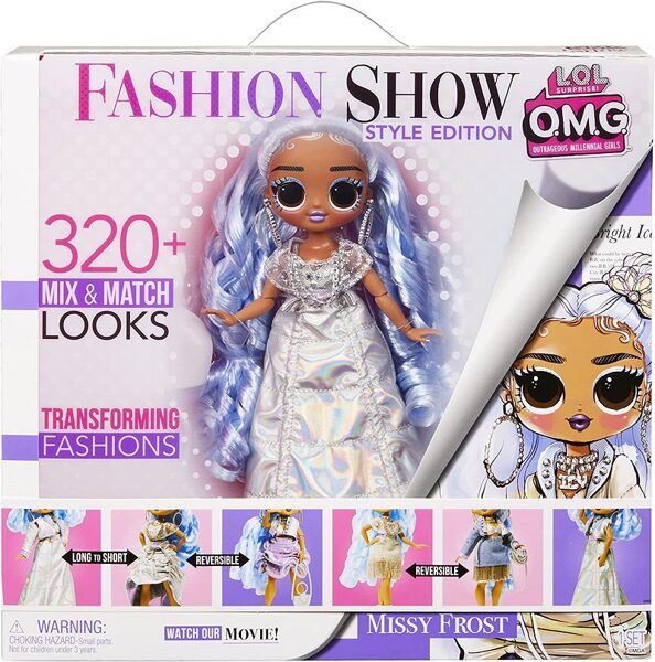MGA 584315 - LOL Surprise OMG Fashion Show Style Edition Missy Frost Fashion Doll with 320+ Fashion Looks lol lelle