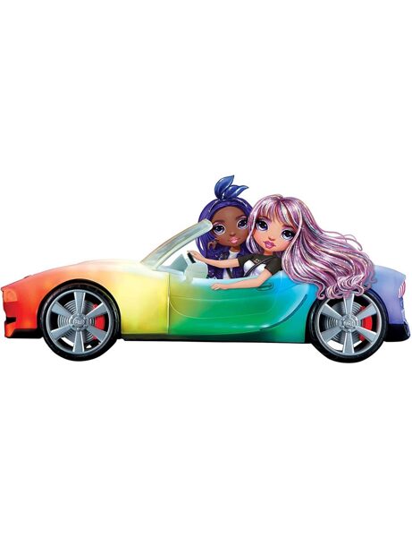MGA 574316 - Rainbow High Color Change Car mašīna kas maina krāsu